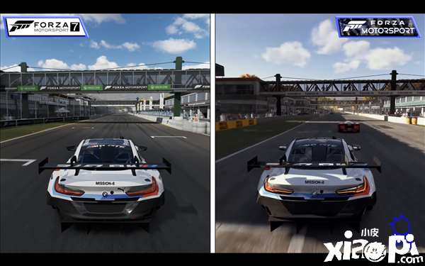 《Forza Motorsport》较比《极限竞速7》画面对比视频公布！