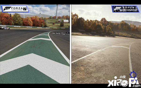 《Forza Motorsport》较比《极限竞速7》画面对比视频公布！