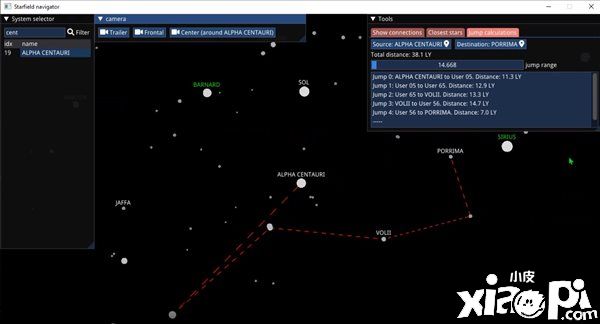 饭制科幻RPG《星空》三维互动星图，可前瞻75颗星系！