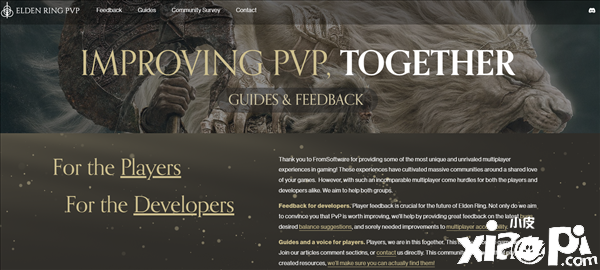 《艾尔登法环》玩家为吐槽PVP模式专门建设网站！