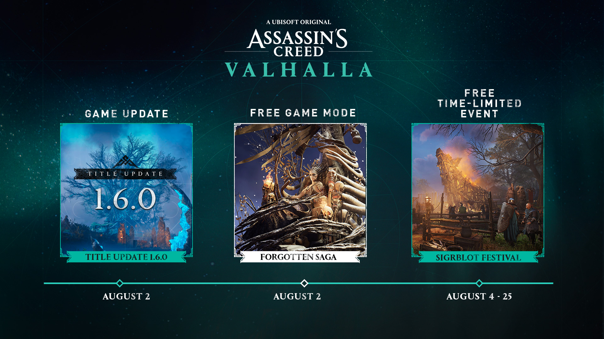 《刺客信条：英灵殿》DLC“被遗忘的传说”8月2日正式上线！
