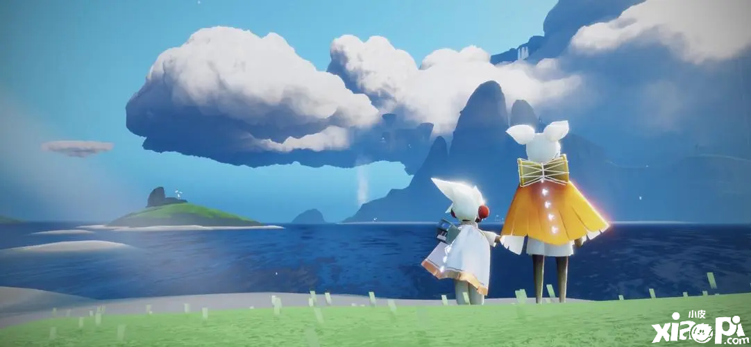 《光遇》曾在测试服中出现的透明斗篷，希望官方能够考虑！