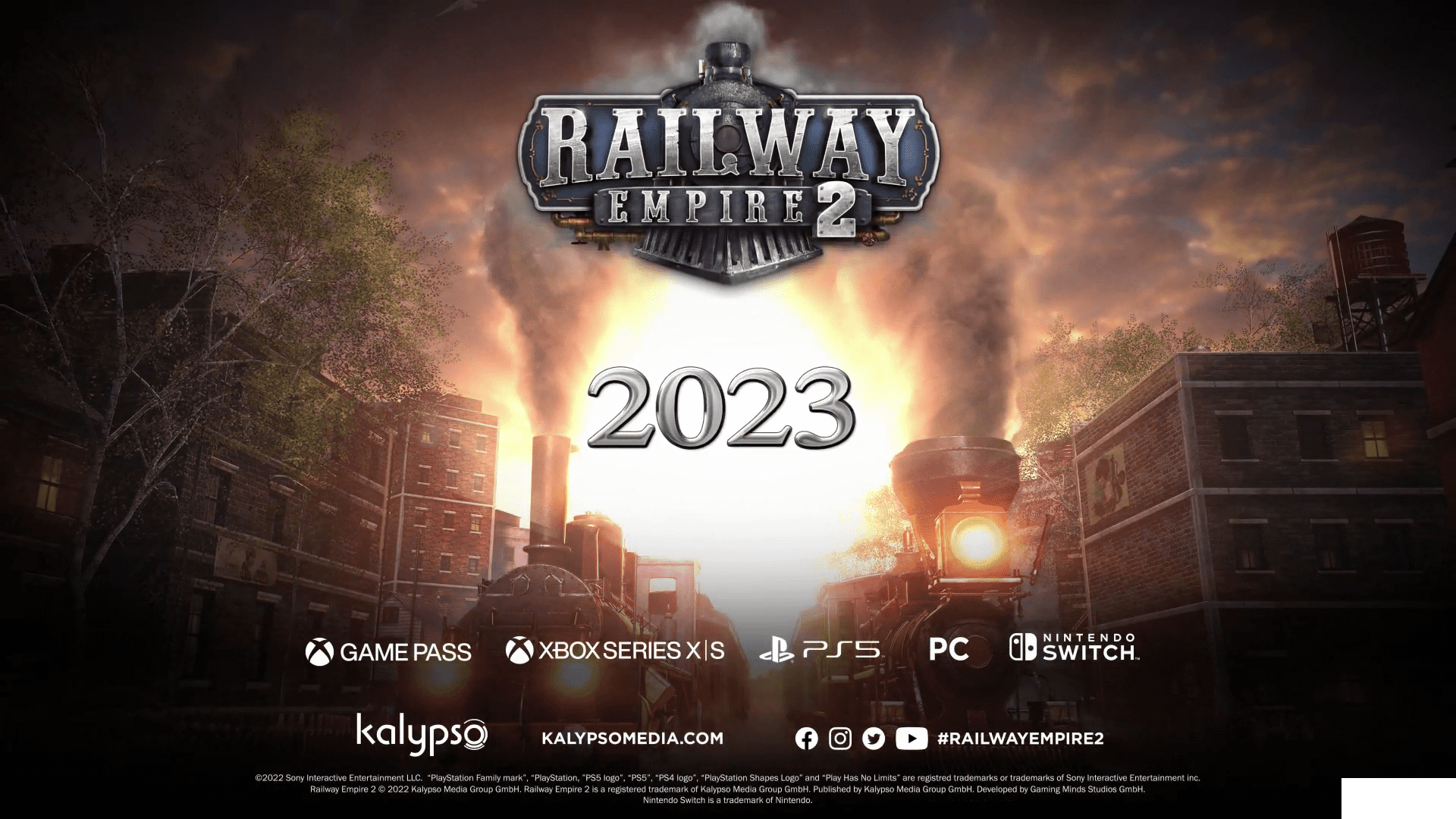 《铁路帝国2》官宣2023年正式发售，拥有洲际大地图！