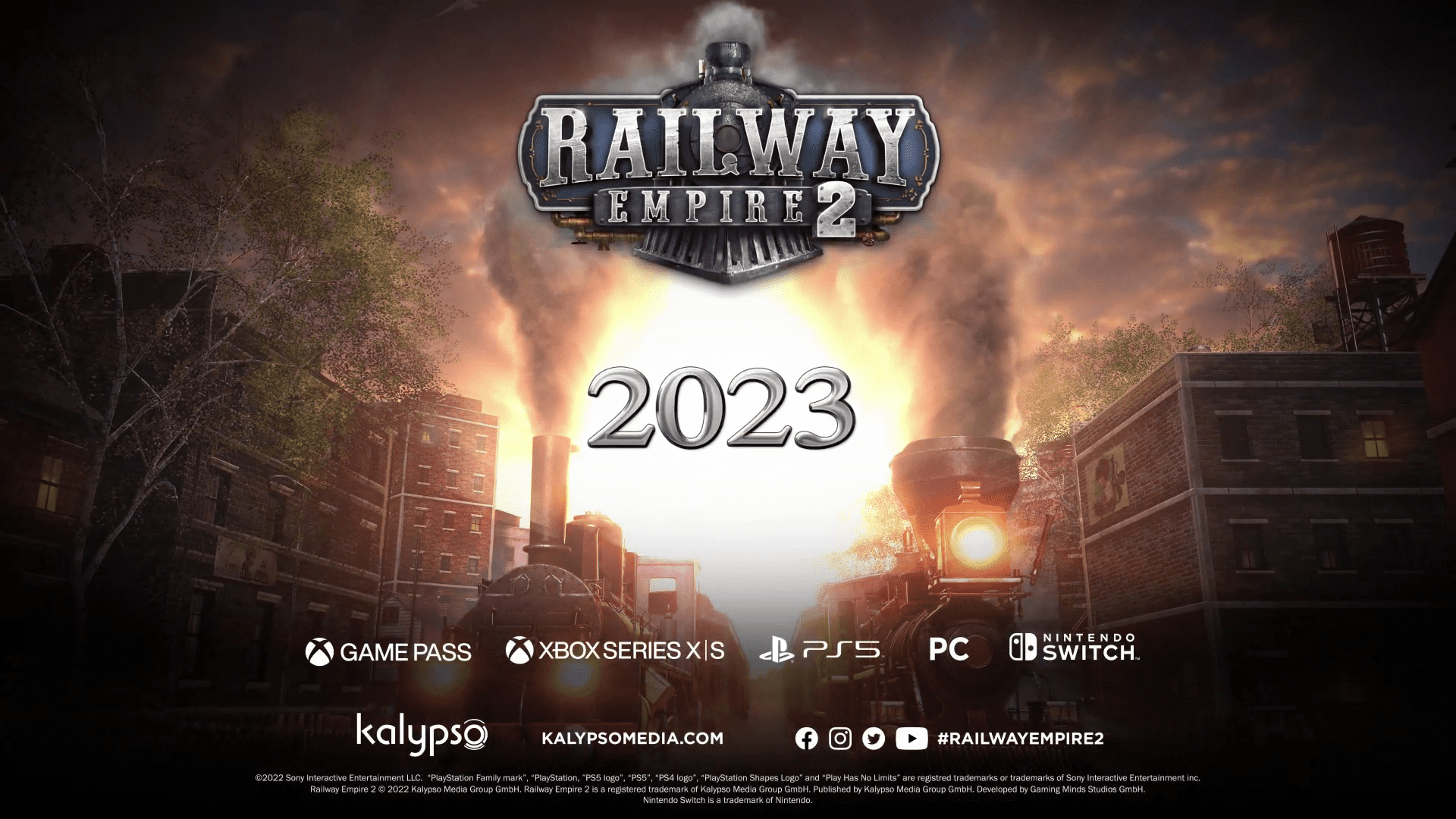 《铁路帝国2》官宣2023年正式发售，拥有洲际大地图！