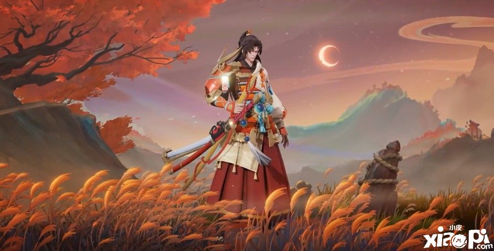 《王者荣耀》“橘右京”限定皮肤“枫霜尽”演示公布！