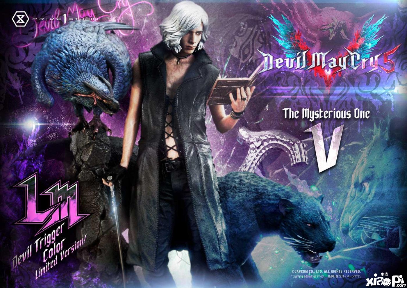 《鬼泣5》神秘男V高端手办公开，三只魔兽精美还原打造！