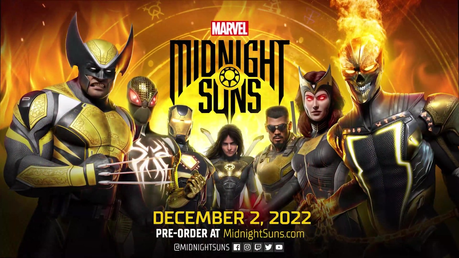 《漫威暗夜之子》前传动画预告公布，游戏12月2日发售！