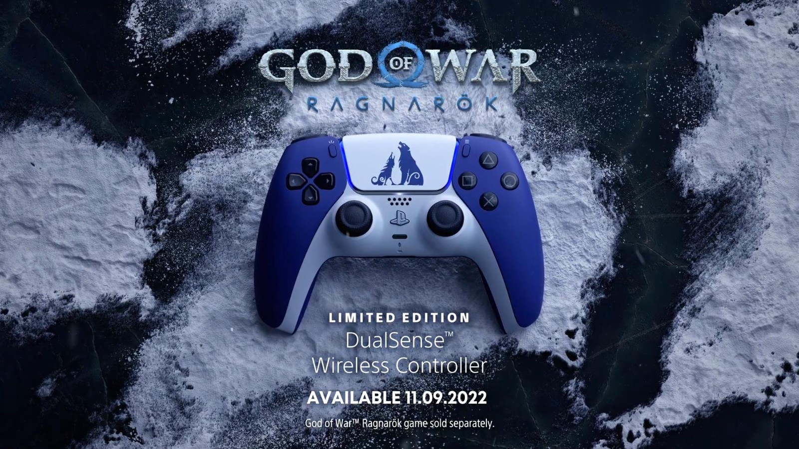 《战神5：诸神黄昏》主题PS5限定手柄公开，与游戏本体同步发售！