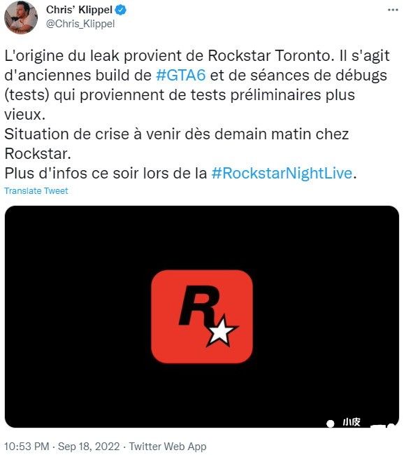 《GTA6》泄露视频源头疑似自R星多伦多，T2开始删除视频！