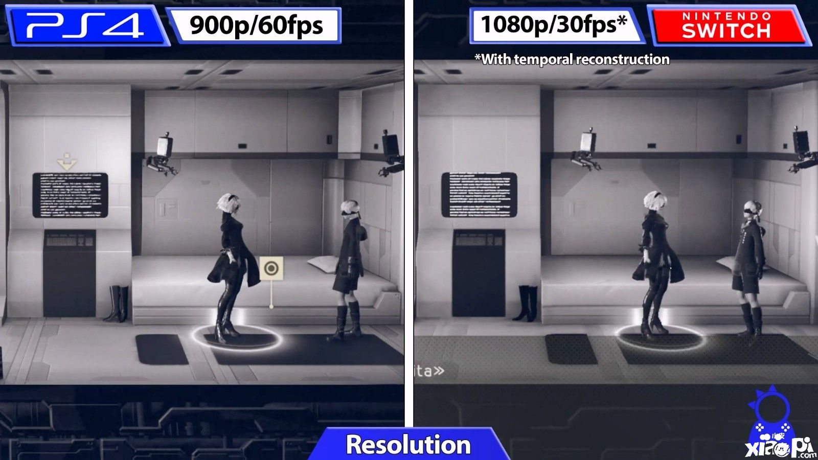 《尼尔：机械纪元》Switch版较比PS4版画面视频公布！