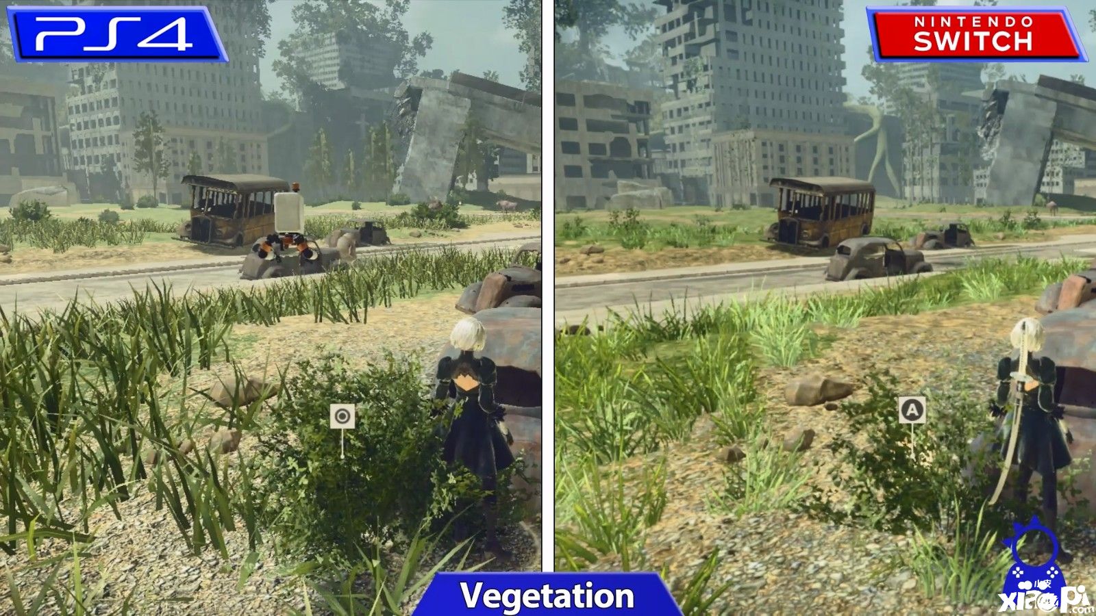 《尼尔：机械纪元》Switch版较比PS4版画面视频公布！