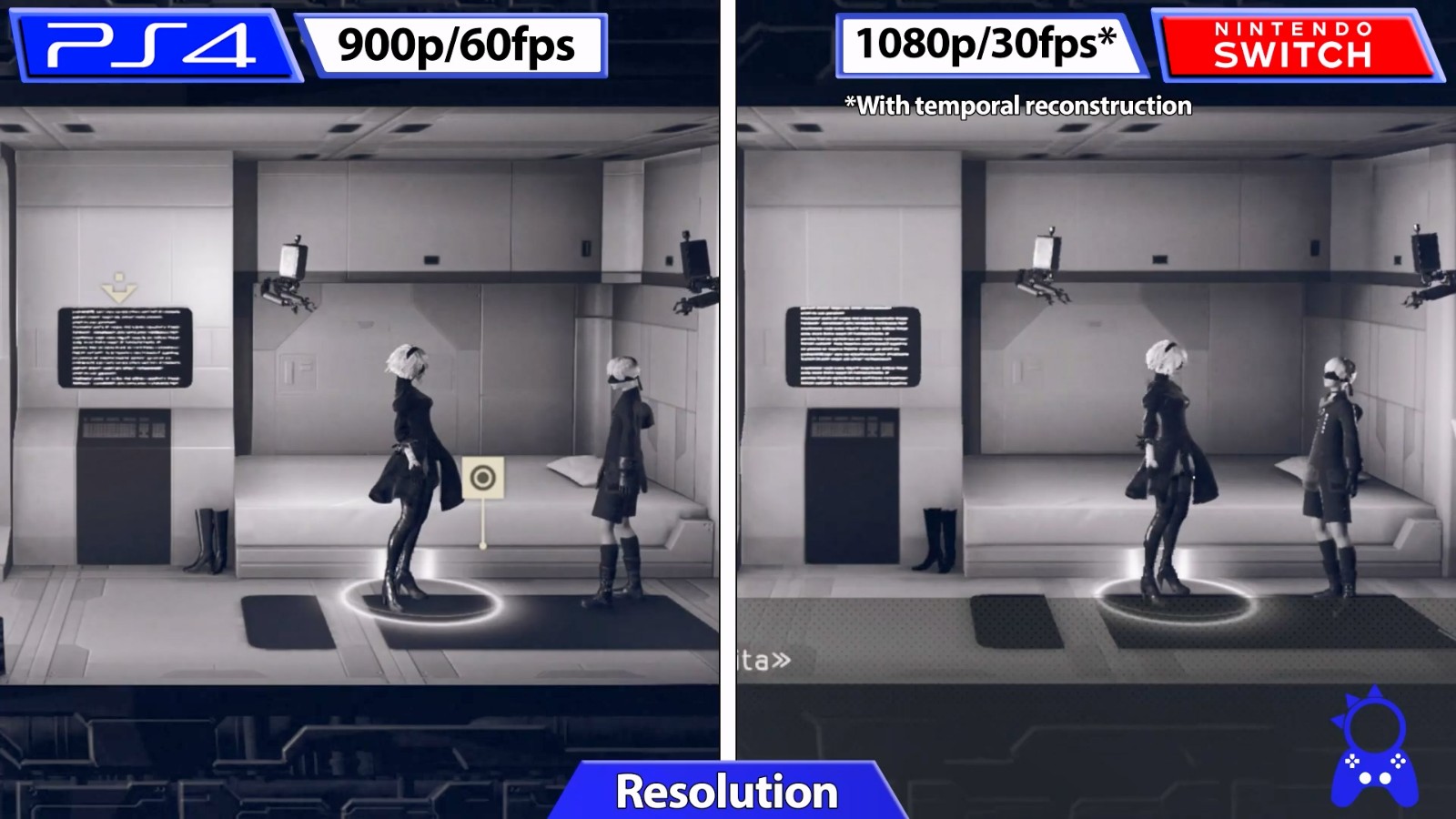 《尼尔：机械纪元》Switch版较比PS4版画面视频公布！