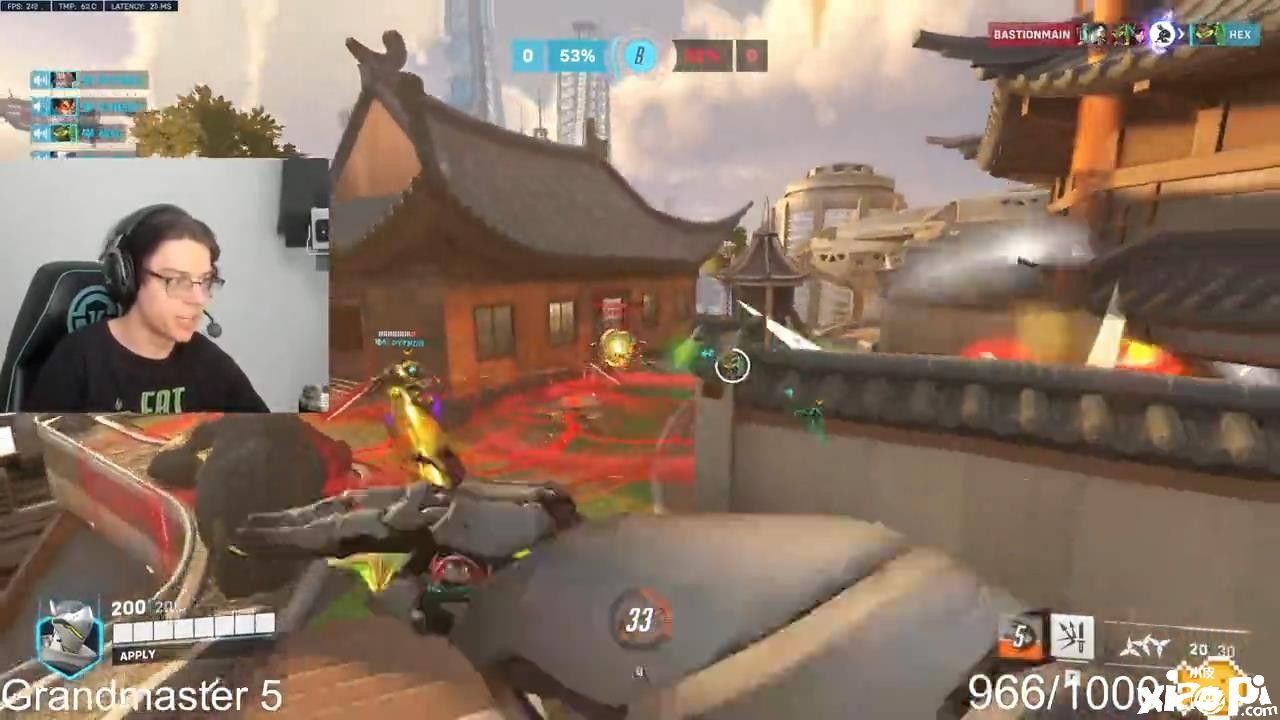 《守望先锋：归来》出现惊天BUG，堡垒拥有着恐怖的火力！