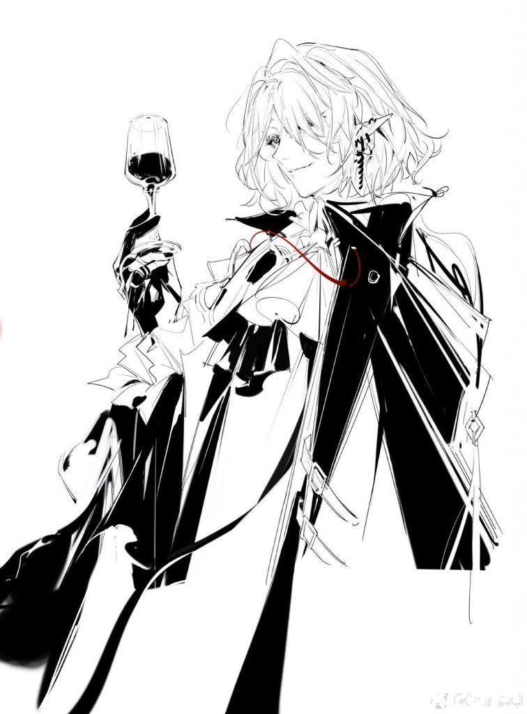 《明日方舟》手绘血魔大君，虽然无法上岛 但不妨碍博士投敌！