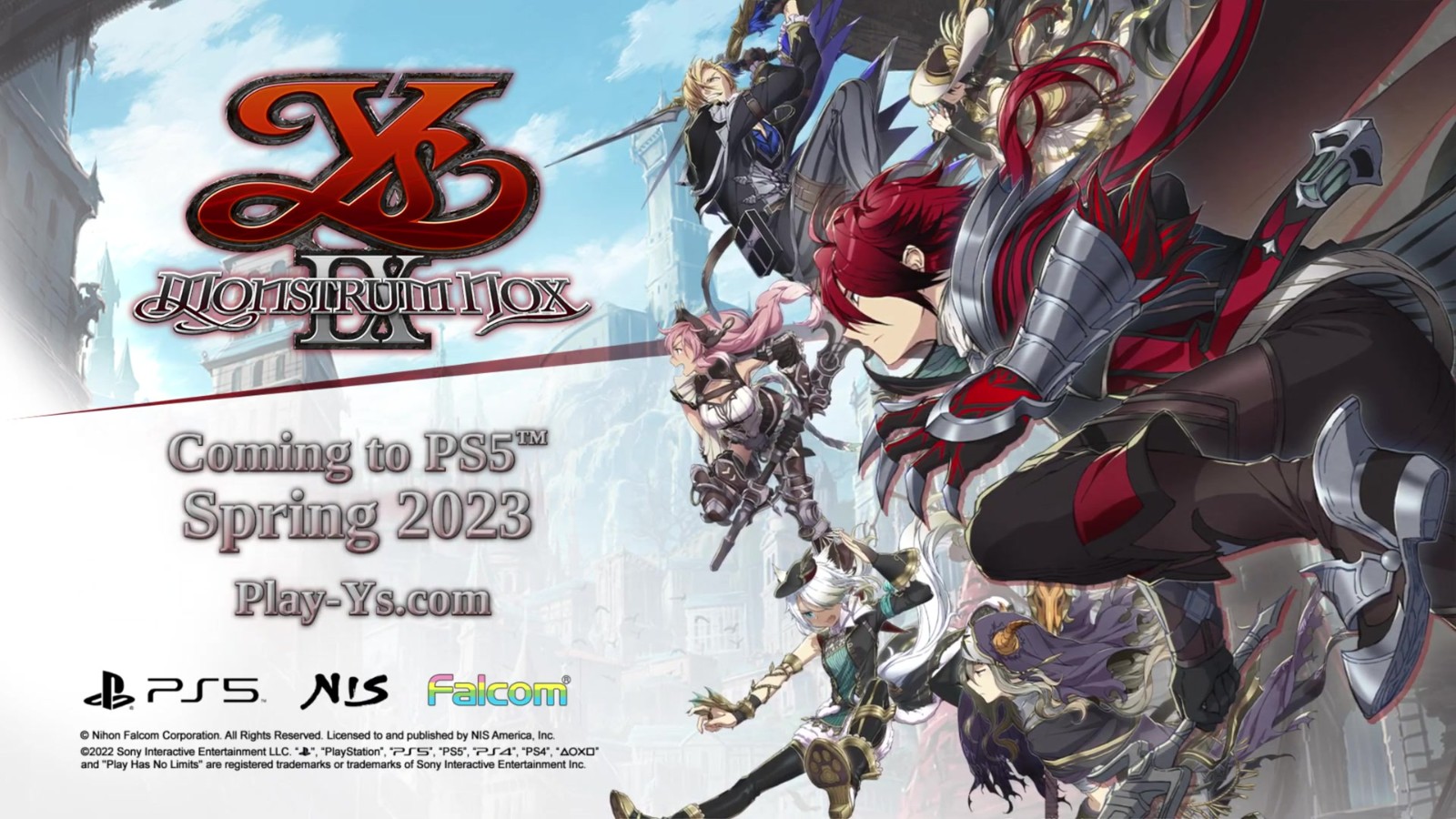 《伊苏9：怪人之夜》PS5版本宣传片公布，游戏将于2023年春季推出！