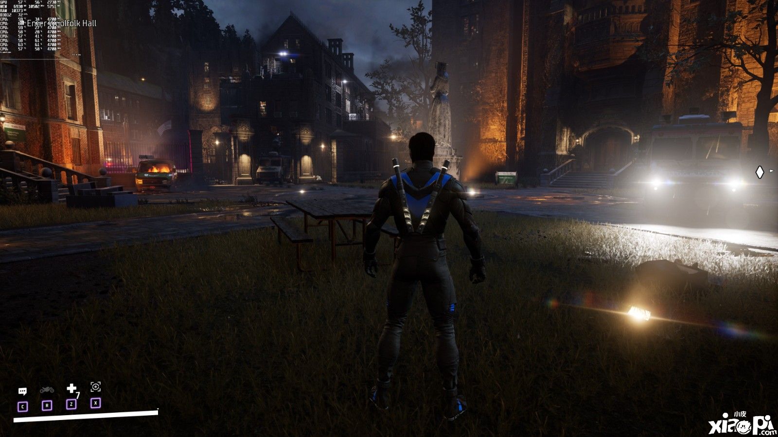 《哥谭骑士》多种升频技术画质截图对比，DLSS 2成为最终赢家！