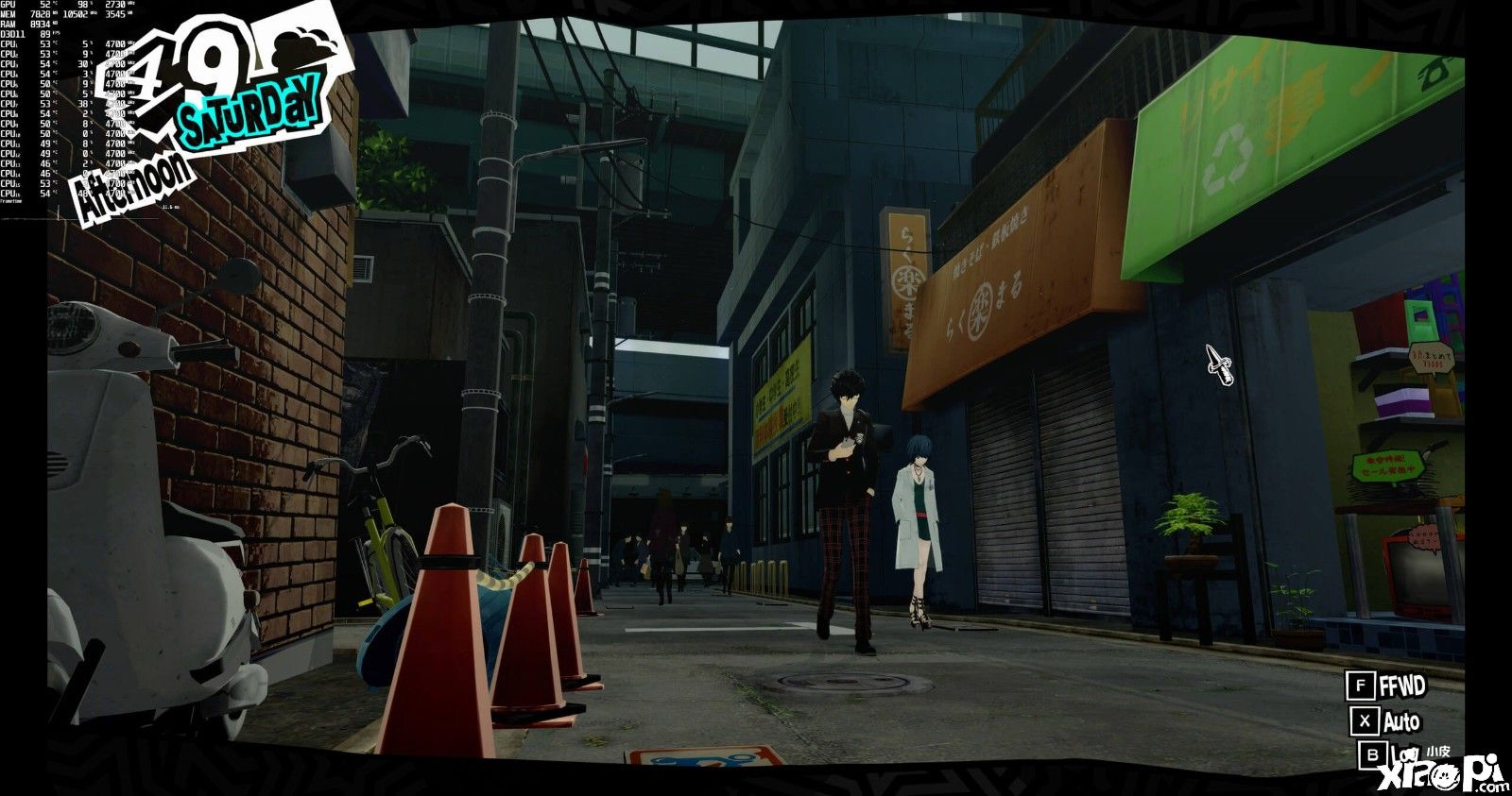 《女神异闻录5：皇家版》在RTX 4090显卡支持下的极限画质截图！