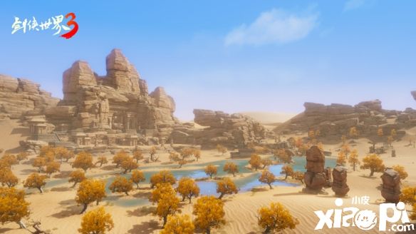 《剑侠世界3》新地图“龙门荒漠”重磅来袭，荒漠惊现江湖！