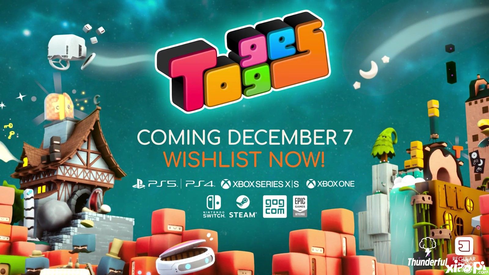 马拉松3D平台游戏《Togges》将于12月7月正式发售！