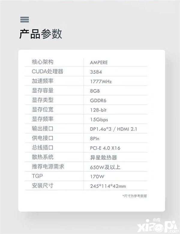 RTX 3060 8GB显卡横空出世，官方指导价2299元！