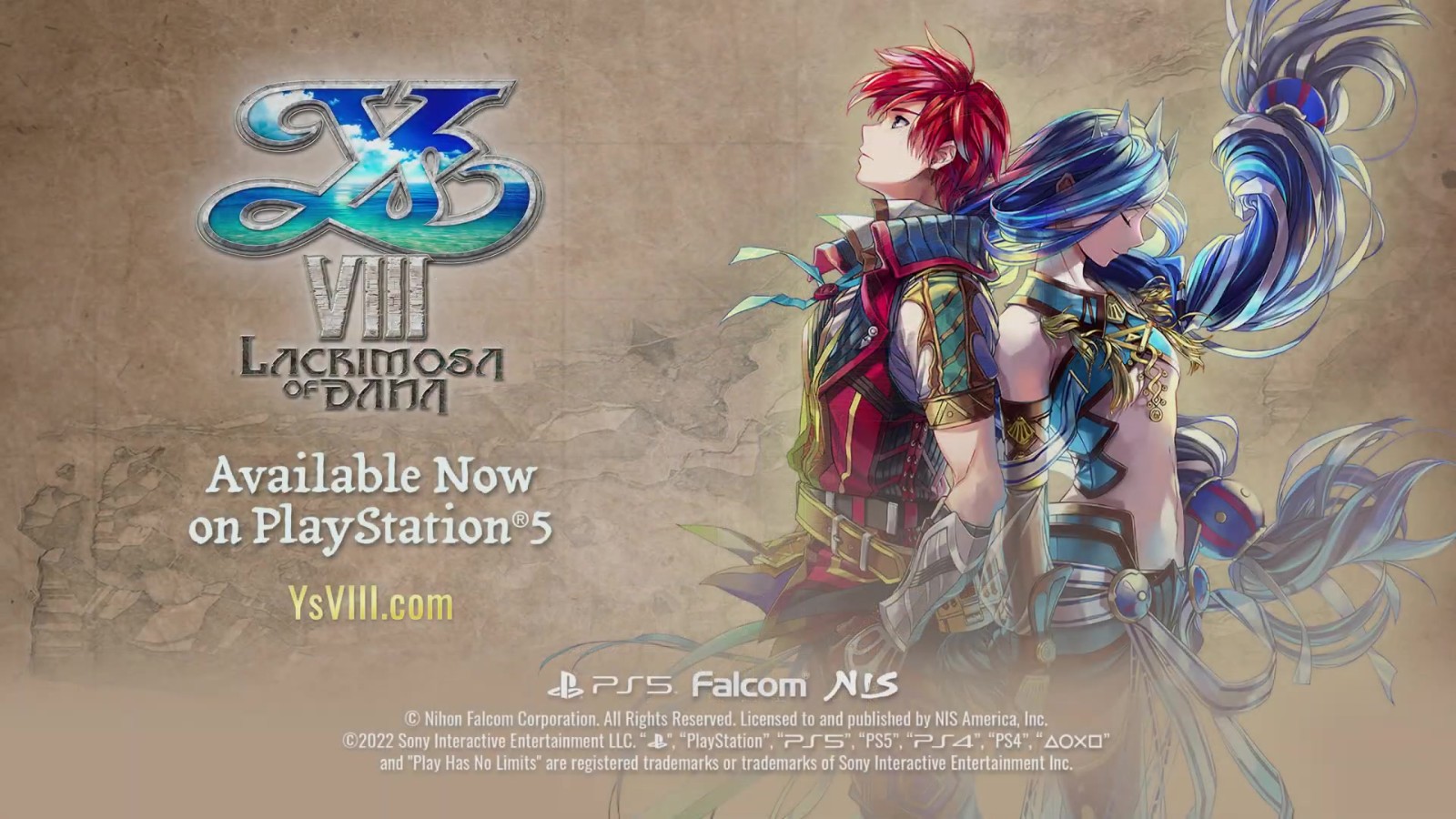《伊苏8：达娜的安魂曲》PS5版发售宣传片公布，游戏支持高分辨率！