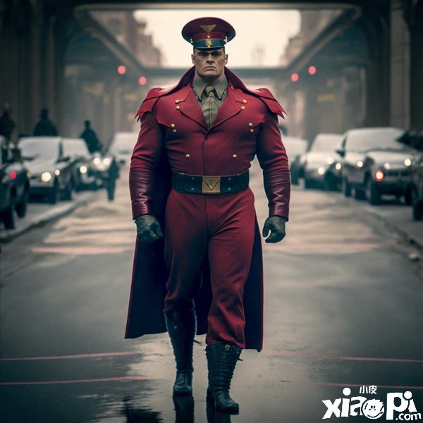 《街头霸王》AI绘制角色形象，这根本不像图片更像是COS！