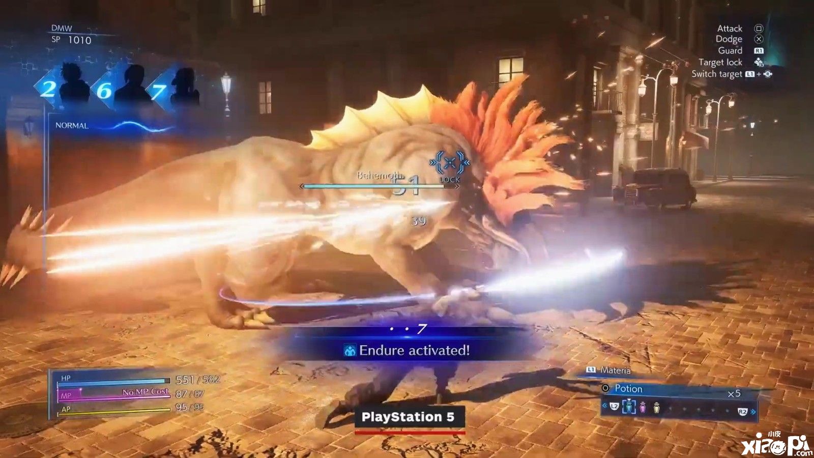 《最终幻想7：核心危机 再融合》PS5版与原版对比视频公布，画质明显提升！