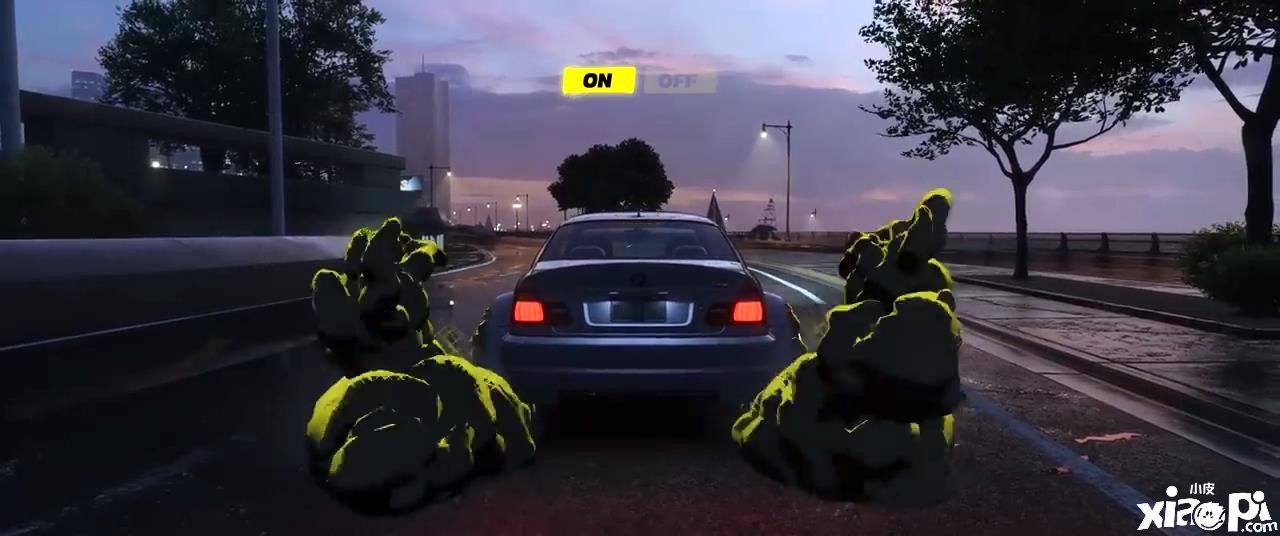《极品飞车22：不羁》关闭卡通效果演示，尾气烟雾不再夸张！