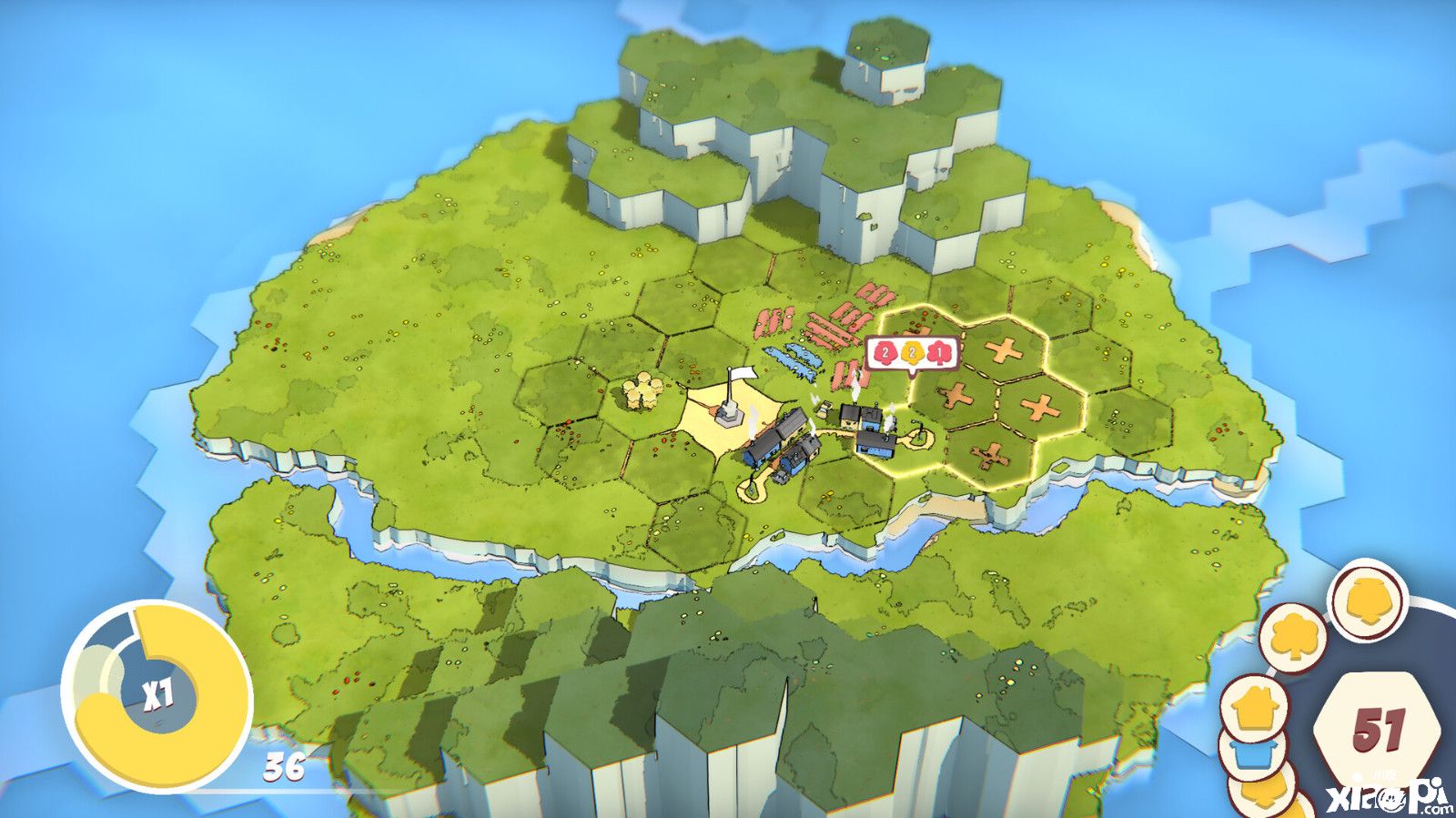 建筑策略游戏《Tiny Atolls》正式上架Steam平台，游戏2023年发售！