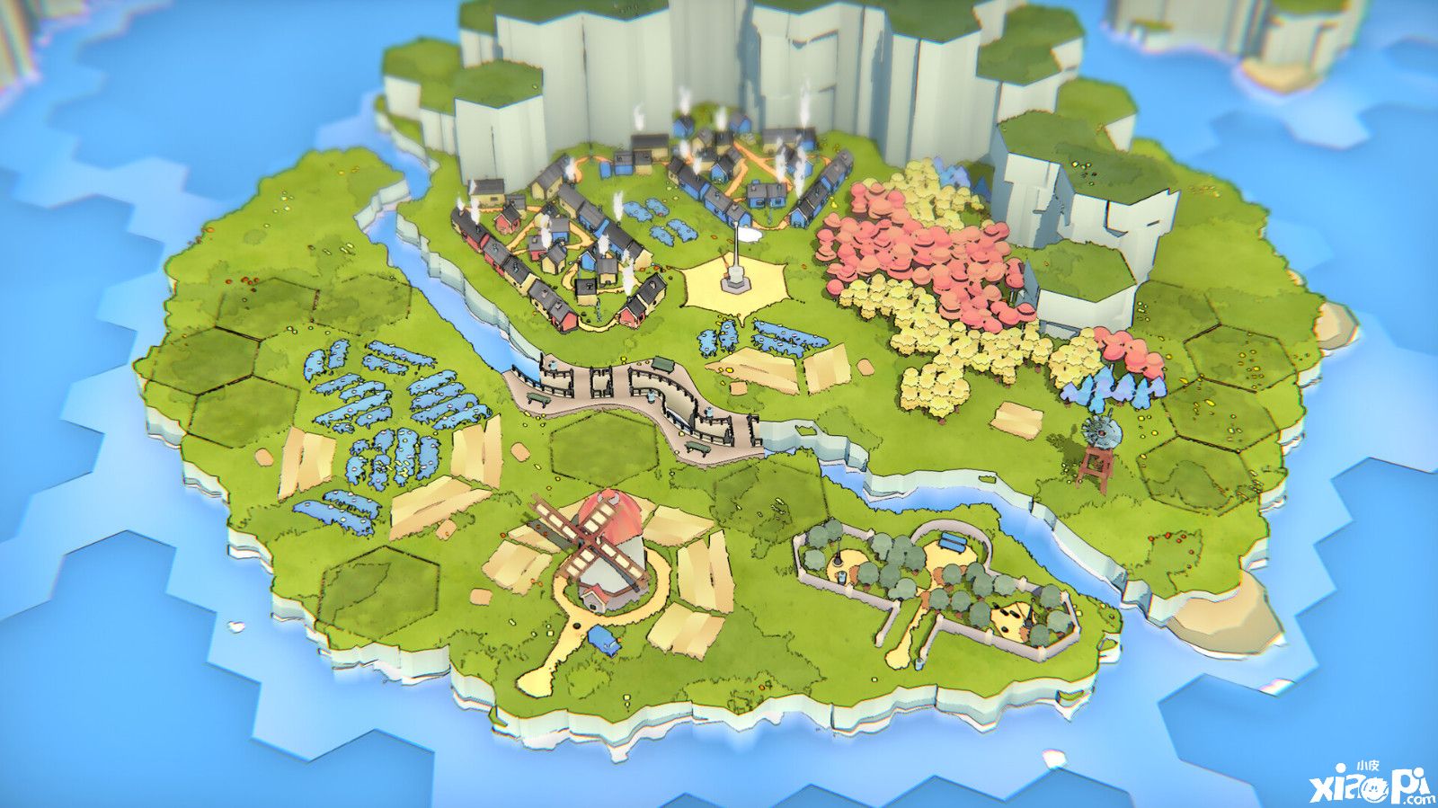 建筑策略游戏《Tiny Atolls》正式上架Steam平台，游戏2023年发售！