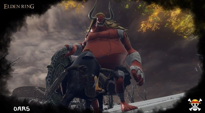 《艾尔登法环》海贼王MOD演示公布，褪色者化身王之路飞！