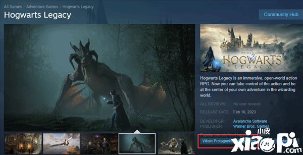 作者行为误伤游戏，《霍格沃茨》Steam被打反派标签！