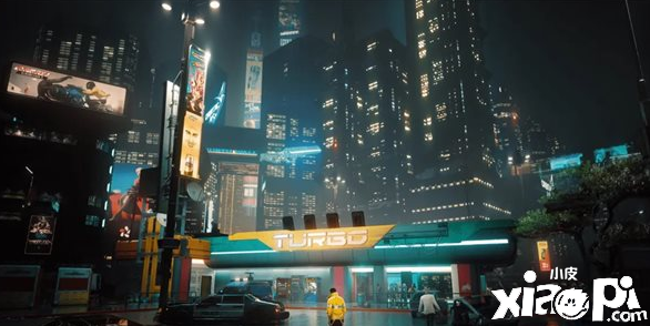玩家分享《赛博朋克2077》顶配设置游戏截图，灯火璀璨夜之城！