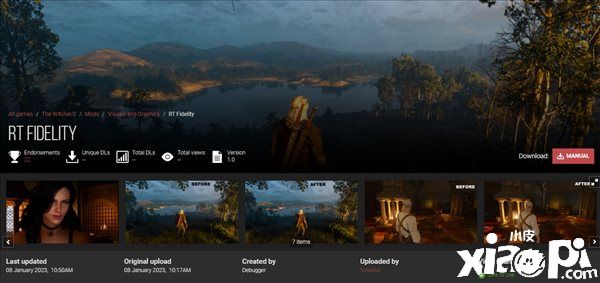 《巫师3次世代版》阴影修复MOD，修复RT阴影跳动！