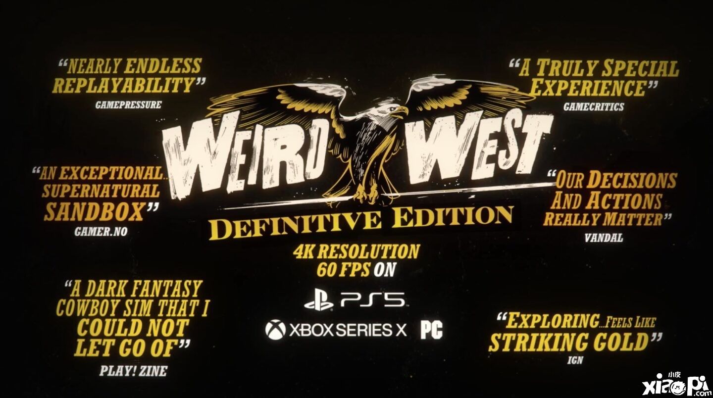 《诡野西部：终极版》官宣将于5月8日推出PS5和Xbox Series版！