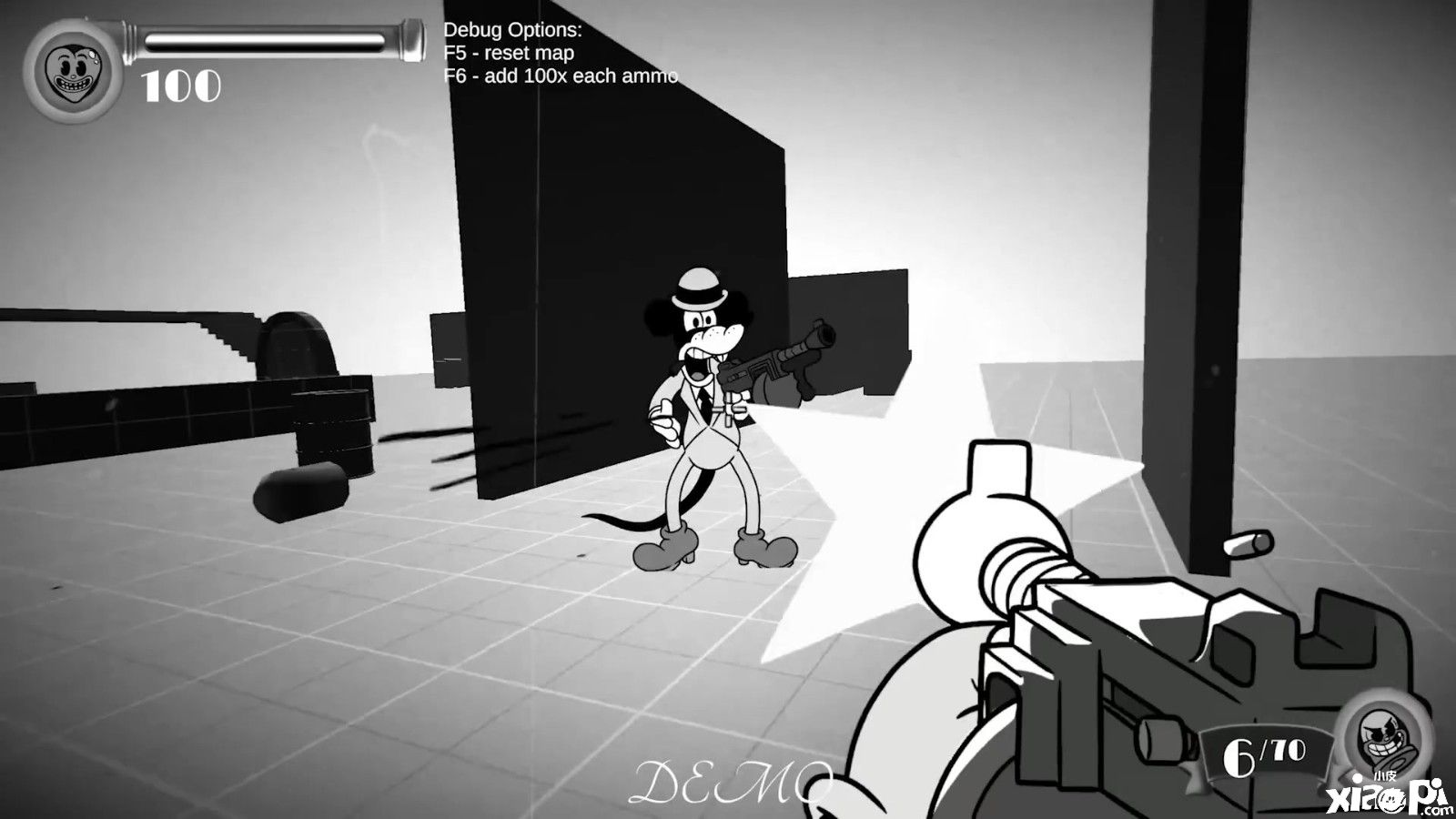 黑白画风FPS游戏《Mouse》预告公布，发售日期尚未确认！