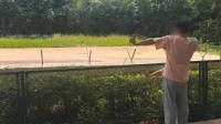 男子带孩子用弹弓打大象?合肥野生动物园:象无大碍