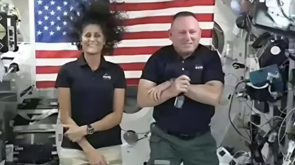 滞留太空8个月!美国两名宇航员下个月乘坐飞船回地球