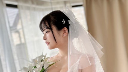 日本写真偶像东云海新婚纱照：想娶大雷美女当老婆！
