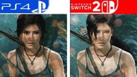 《古墓丽影9》NS2和PS4画面对比：分辨率高但砍画质