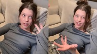 米拉乔沃维奇女儿神似年轻版