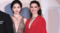 刘亦菲安妮海瑟薇亲密合影 网友誉为“世纪神图”