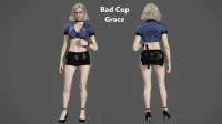 《生化9》格蕾丝性感MOD：性感警察大秀美腿
