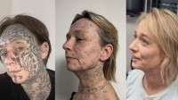 荷兰一女子被男友强迫纹名字 多达250处筹款洗文身！